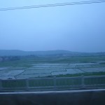 Rice paddies, probably around Hunan province