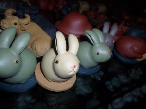 Ceramic bunnies!